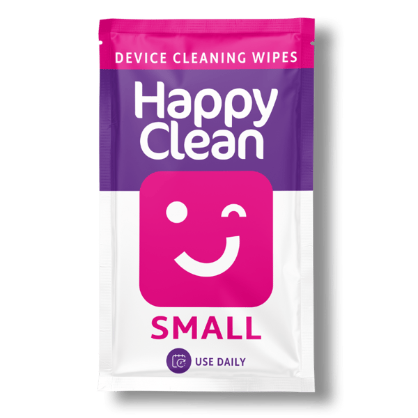 Happy Clean pink wipe